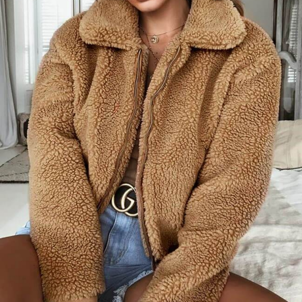 TEDDY SHERPA Fur Jacket NWT! Only 1 left! - Picture 2 of 11